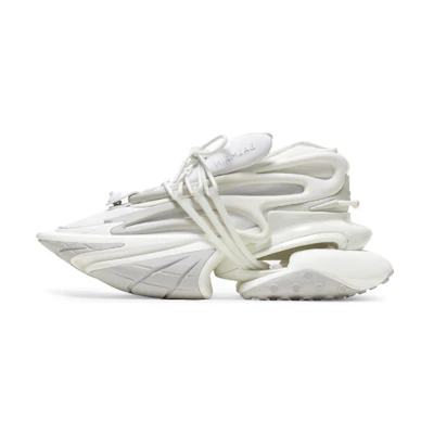 (W) Balmain Unicorn 'White Leather'