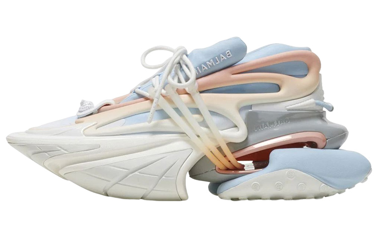 Buy (W) Balmain Unicorn Low 'Azul y Blanco con Correa de Moda' AN0VF724KNCGGMO