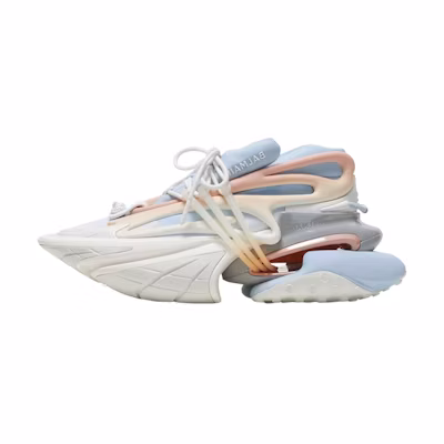 (W) Balmain Unicorn Low 'Blue and White Fashion Strap'