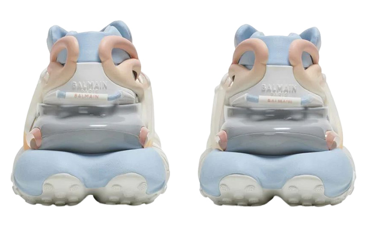 Shop (W) Balmain Unicorn Low 'Azul y Blanco con Correa de Moda' AN0VF724KNCGGMO