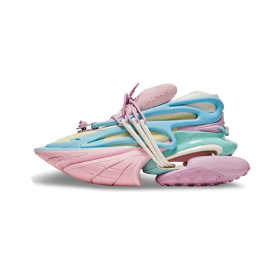(W) Balmain Unicorn Low 'Multi-Color Pastels'