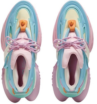 (Women) Balmain Unicorn Low 'Multi-Color Pastels' BN1VF724KMNC-AAA Lookbook (Women) Balmain Unicorn Low 'Multi-Color Pastels' BN1VF724KMNC-AAA