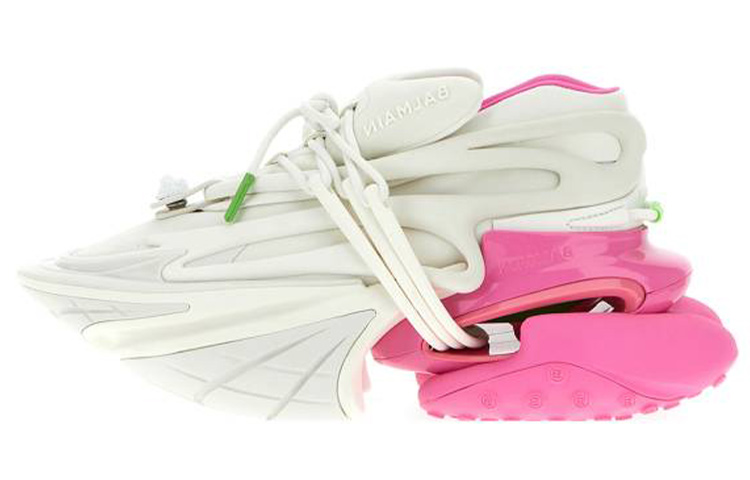 (W) Balmain Unicorn Low 'Pink & White'