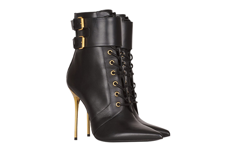 (W) Balmain Uria 'Black Leather' 圖 3