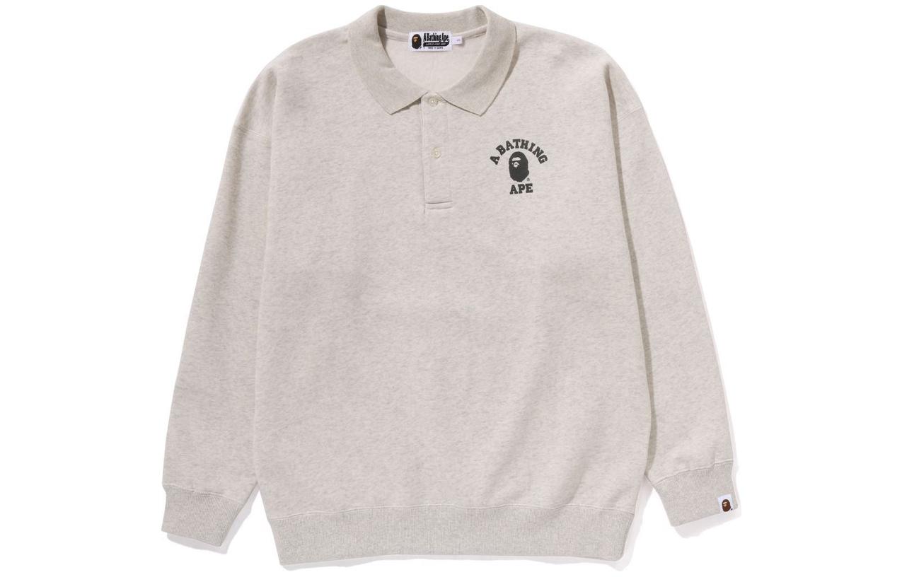 Order (W) BAPE 字母动物印花长袖POLO衫. 1J80-212-001