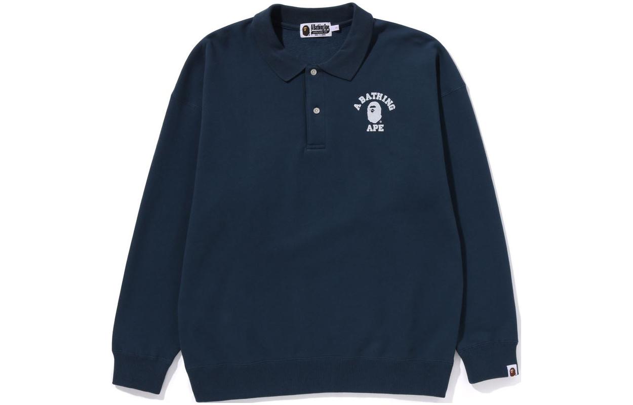 Lookbook (W) BAPE 字母动物印花长袖POLO衫. 1J80-212-001