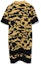Purchase (W) BAPE 迷彩拼接網布短袖中長洋裝 0ZXDSW135501E