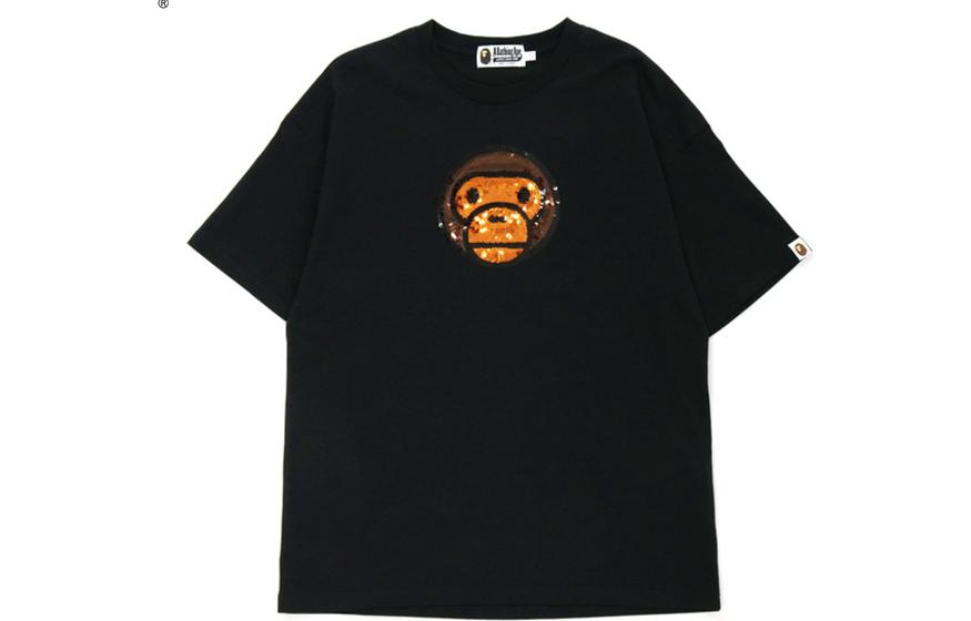 (Women) BAPE  Cartoon Sequin Logo Tee with Back Letter Print. 0ZXTEW209509H 圖 4