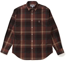 (Women) BAPE Plaid Long Sleeve Shirt 1H30-231-505 (Women) BAPE Plaid Long Sleeve Shirt 1H30-231-505