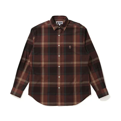 (Women) BAPE Plaid Long Sleeve Shirt 1H30-231-505