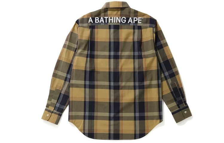 Purchase (W) BAPE 格紋長袖襯衫 1H30-231-505
