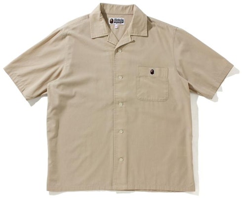 (W) BAPE 短袖襯衫 - 猿人刺繡與口袋設計。 0ZXSTW231501H Order (W) BAPE 短袖襯衫 - 猿人刺繡與口袋設計。 0ZXSTW231501H