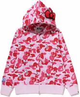 (Women) BAPE A BATHING APE × Sanrio SS26 Camo Detachable Bow Hoodie . 1M23-215-902 (Women) BAPE A BATHING APE × Sanrio SS26 Camo Detachable Bow Hoodie . 1M23-215-902