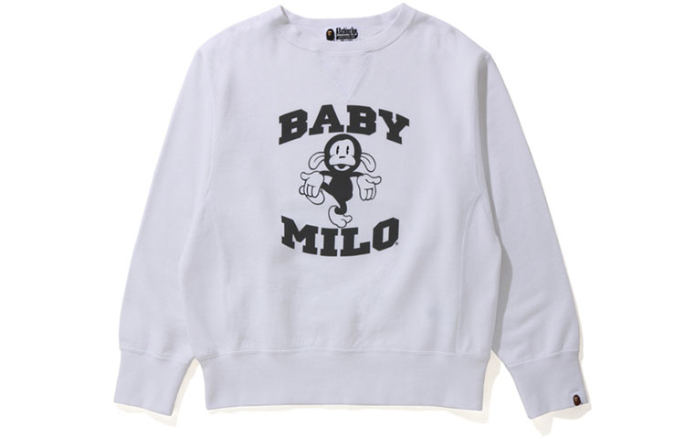 (Women) Bape A BATHING APE  Ape Head Logo Printed Pullover Sweatshirt. 0ZXSWW213501G 圖 3