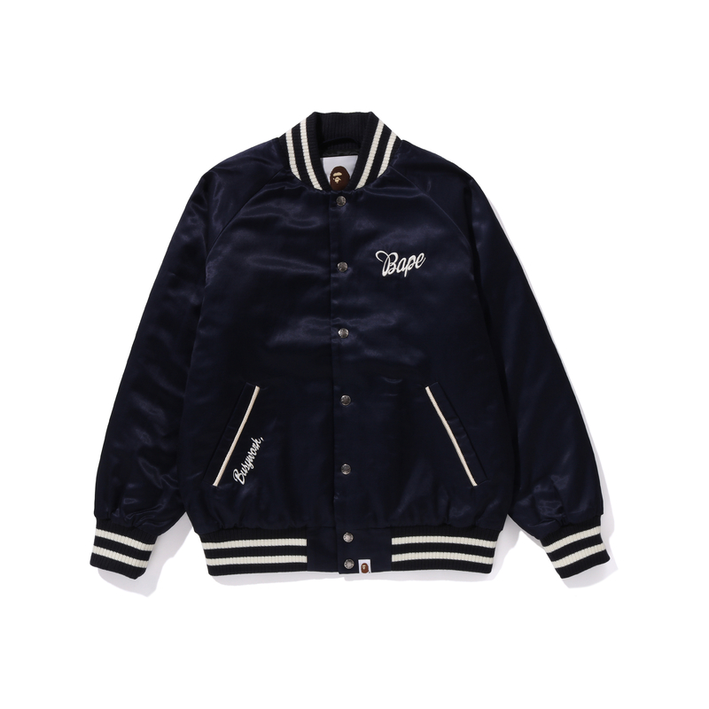 (Women) Bape A BATHING APE  Ape Letter Print Long Sleeve Loose Jacket. 0ZXJKW241002L