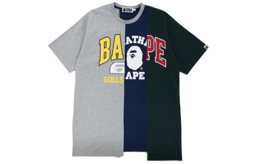 (Women) Bape A BATHING APE  Ape Logo Crewneck Graphic Short Sleeve T-Shirt. 0ZXTEW235504H 圖 4