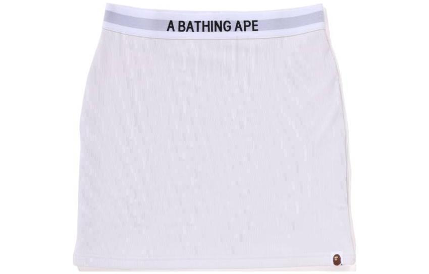 Order (W) Bape A BATHING APE 彈性印花Logo迷你裙。 1K30-255-002