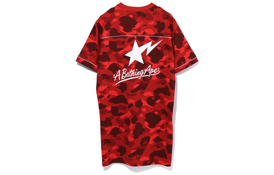 Lookbook (W) Bape A BATHING APE 標誌印花短袖圓領洋裝 0ZXDSW235511E