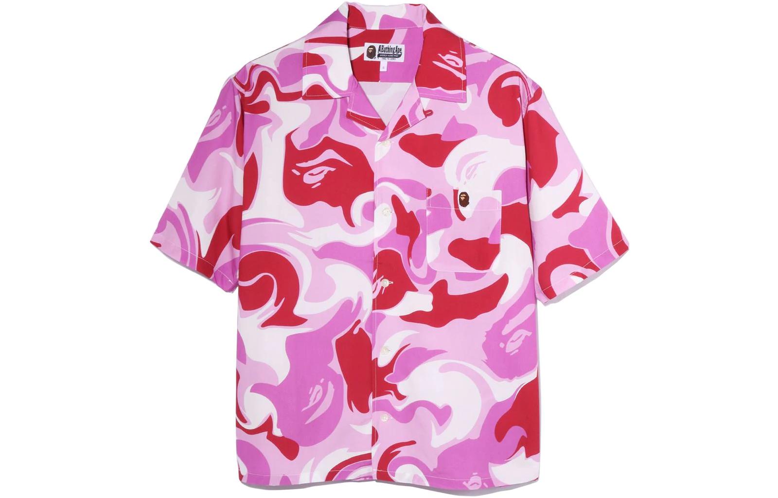 (Women) Bape A BATHING APE  Marble Camo Short Sleeve Shirt 1I30-232-001 圖 3