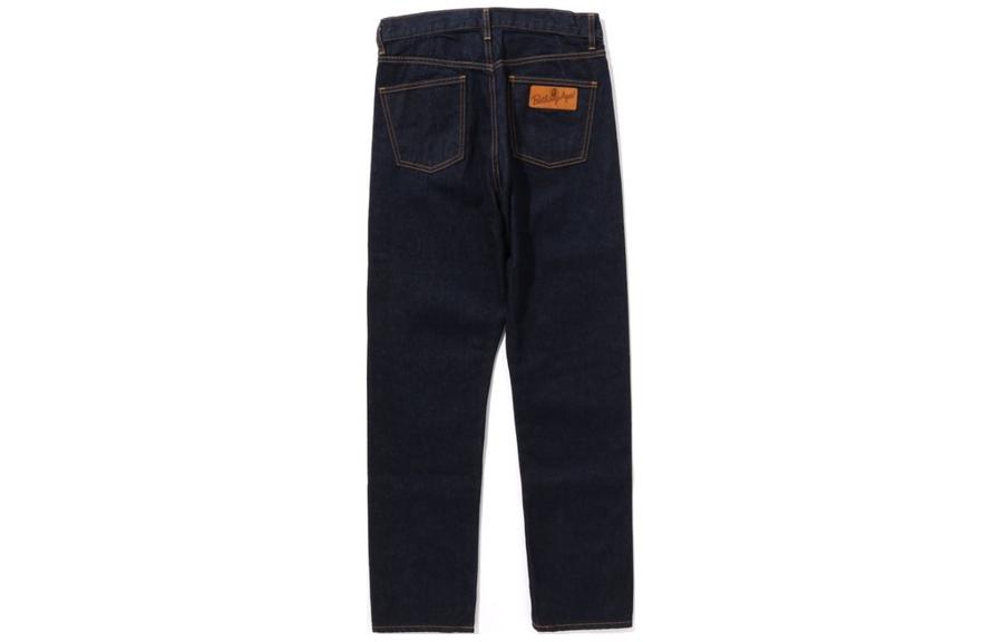 Lookbook (W) Bape A BATHING APE 深藍色直筒中腰牛仔褲 1J80-250-002