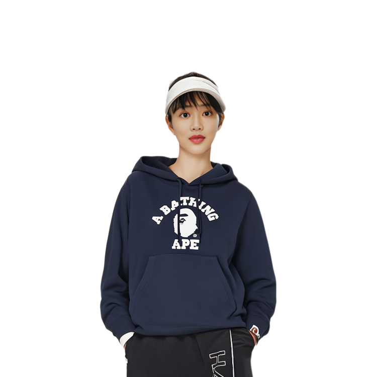 (Women) Bape A BATHING APE Ape Head Logo Colorblock Sweatshirt . 0ZXSWW214002E 圖 6