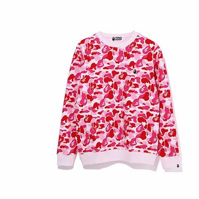 (Women) Bape A BATHING APE Ape Head Logo Embroidered Camo Print Sweatshirt . 0ZXSWW213510E