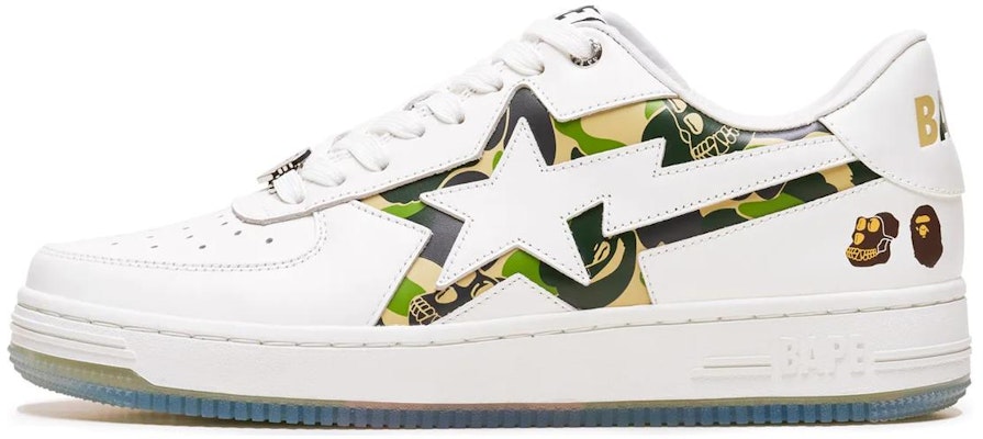 (W) BAPE A BATHING APE Bapesta Low 'Comfort Putih' 0ZXSHW291915L Buy (W) BAPE A BATHING APE Bapesta Low 'Comfort Putih' 0ZXSHW291915L