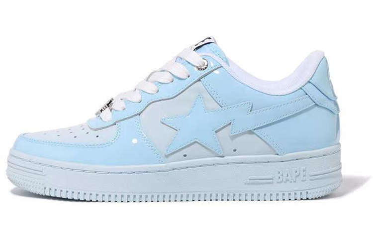 Shop A BATHING APE STA 皮革 繫帶低筒平跟 時尚板鞋 女款