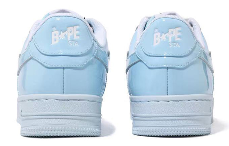 Details for A BATHING APE STA 皮革 繫帶低筒平跟 時尚板鞋 女款