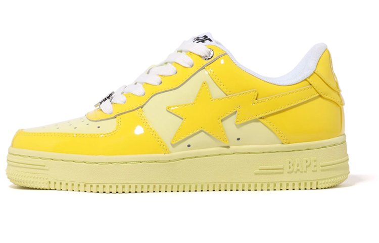 Sizing A BATHING APE STA 皮革 繫帶低筒平跟 時尚板鞋 女款