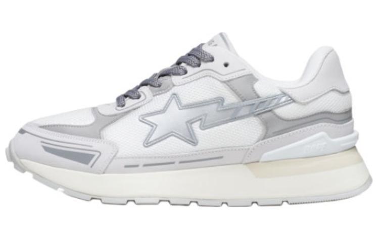 (W) BAPE A BATHING APE Cross Sta 'Leather Fashion CMFT Low-Top Lifestyle'