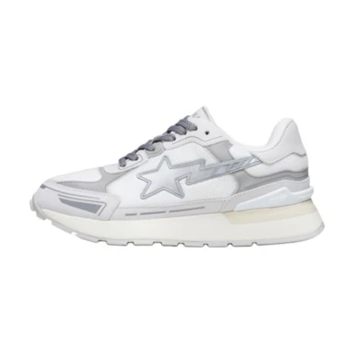 (W) BAPE A BATHING APE Cross Sta 'Leather Fashion CMFT Low-Top Lifestyle'