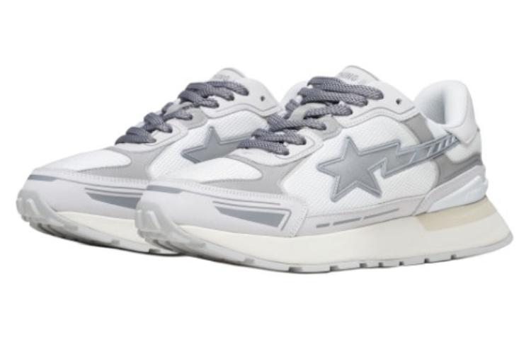 (W) BAPE A BATHING APE Cross Sta 'Leather Fashion CMFT Low-Top Lifestyle' 圖 2