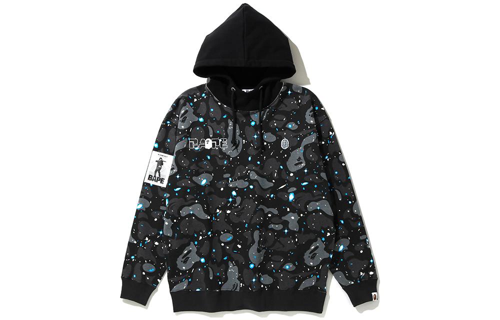 (Women) Bape A BATHING APE FW22  Glow-in-the-Dark Star Letter Print Hoodie 0ZXSWW214507E 圖 3