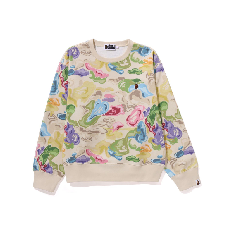 (Women) Bape A BATHING APE FW23  Embroidered Multicolor Camo Graphic Sweatshirt 0ZXSWW213008L 圖 3