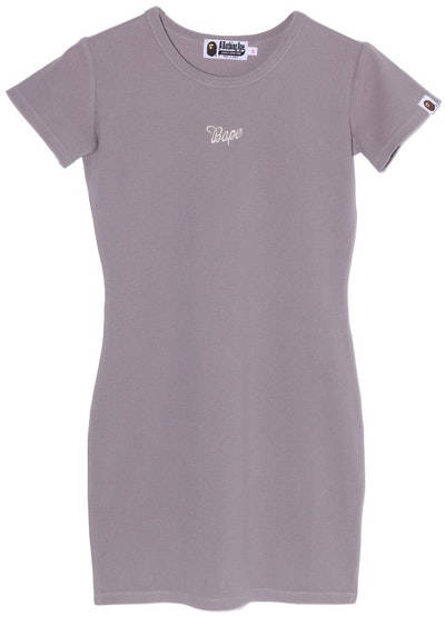 women-bape-a-bathing-ape-fw-23-solid-color-short-sleeve-dress-with-embroidered-logo-0-zxdsw-235001-m