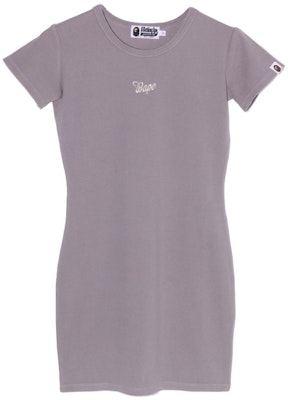 (W) Bape A BATHING APE FW23 純色刺繡Logo短袖洋裝 0ZXDSW235001M Order (W) Bape A BATHING APE FW23 純色刺繡Logo短袖洋裝 0ZXDSW235001M