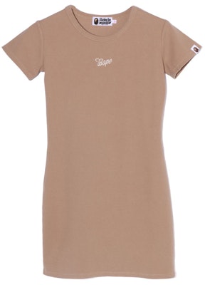 (W) Bape A BATHING APE FW23 純色刺繡Logo短袖洋裝 0ZXDSW235001M Lookbook (W) Bape A BATHING APE FW23 純色刺繡Logo短袖洋裝 0ZXDSW235001M
