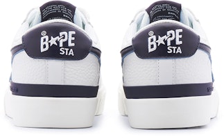 A BATHING APE 皮革 低筒繫帶 時尚板鞋 女款 白色 Lookbook A BATHING APE 皮革 低筒繫帶 時尚板鞋 女款 白色