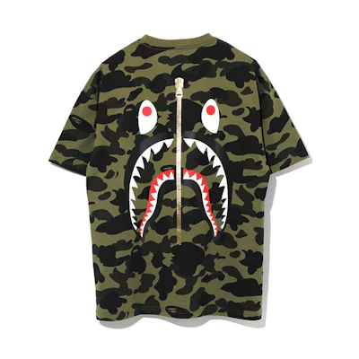 (Women) Bape A BATHING APE Logo Graphic Print Short Sleeve Regular Fit T-Shirt . 0ZXTEW209506G