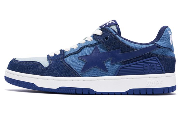 (W) BAPE A BATHING APE Low-Top Sneaker 'Deep Blue CMFT'