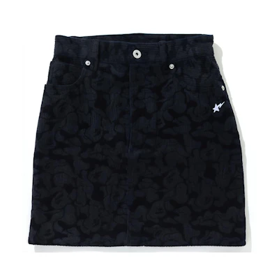 (Women) Bape A BATHING APE Patterned Corduroy Casual Skirt for Women. 0ZXSKW255502H