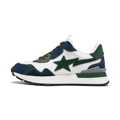 (W) BAPE A BATHING APE Roadsta 'Fabric Leather Low-Top Lifestyle'