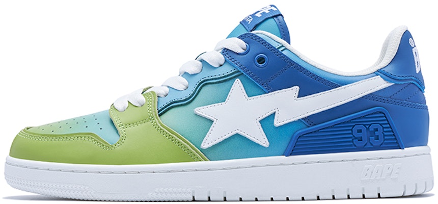 (W) BAPE A BATHING APE SK8 'Gradient Star Embroidery' Sepatu Sneaker 0ZXSHW291023K Buy (W) BAPE A BATHING APE SK8 'Gradient Star Embroidery' Sepatu Sneaker 0ZXSHW291023K