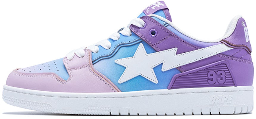 (W) BAPE A BATHING APE SK8 'Gradient Star Embroidery' Sepatu Sneaker 0ZXSHW291023K Shop (W) BAPE A BATHING APE SK8 'Gradient Star Embroidery' Sepatu Sneaker 0ZXSHW291023K