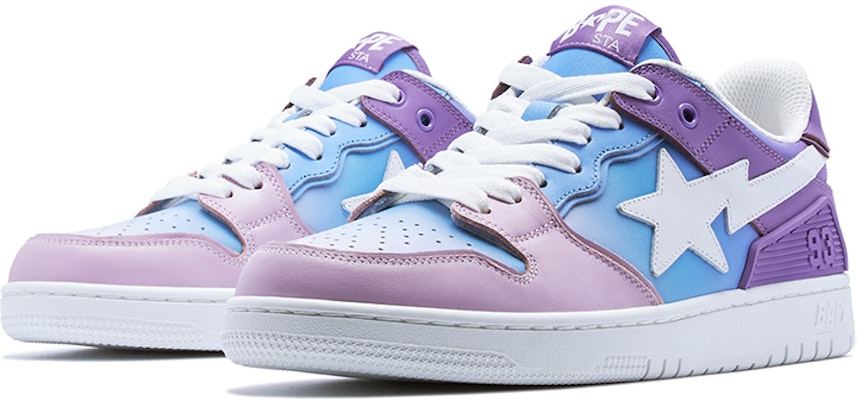 (W) BAPE A BATHING APE SK8 'Gradient Star Embroidery' Sepatu Sneaker 0ZXSHW291023K Purchase (W) BAPE A BATHING APE SK8 'Gradient Star Embroidery' Sepatu Sneaker 0ZXSHW291023K