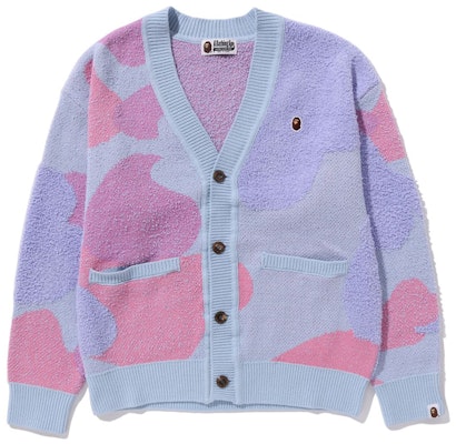 (W) 베이프 아 베이딩 에이프 SS24 카모플라쥬 컬러블록 니트 가디건. 0ZXKNW220001M Order (W) 베이프 아 베이딩 에이프 SS24 카모플라쥬 컬러블록 니트 가디건. 0ZXKNW220001M