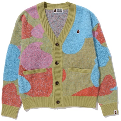 (W) 베이프 아 베이딩 에이프 SS24 카모플라쥬 컬러블록 니트 가디건. 0ZXKNW220001M Shop (W) 베이프 아 베이딩 에이프 SS24 카모플라쥬 컬러블록 니트 가디건. 0ZXKNW220001M