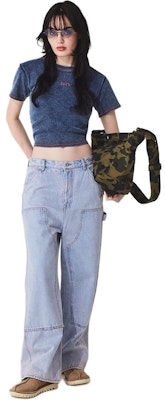 (W) Bape A BATHING APE SS24 紮染丹寧工裝褲版本. 0ZXPTW252001M Details for (W) Bape A BATHING APE SS24 紮染丹寧工裝褲版本. 0ZXPTW252001M