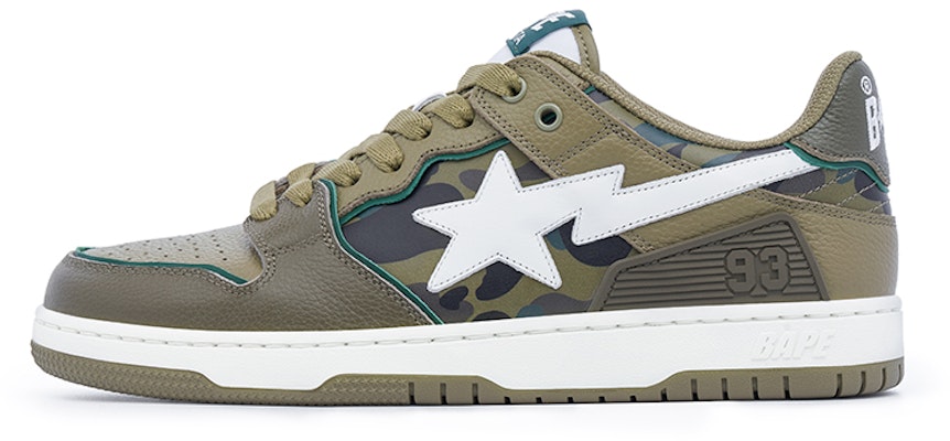 (W) BAPE STA 低帮迷彩拼色运动鞋 0ZXSHW291026K Buy (W) BAPE STA 低帮迷彩拼色运动鞋 0ZXSHW291026K